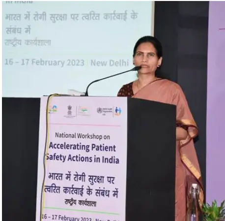 Dr. Bharati Pravin Pawar, Minister of State inaugurates the National Workshop on Accelerating Patient Safety in India