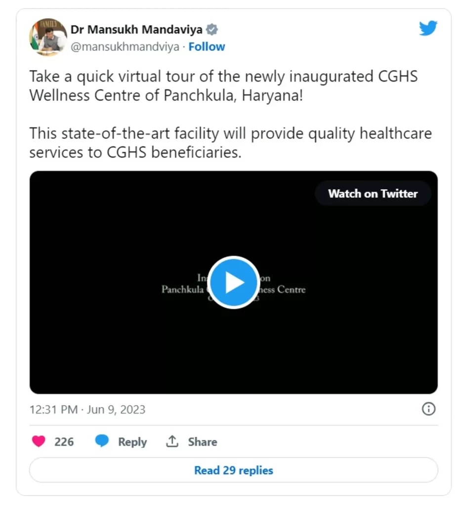 Dr Mansukh Mandaviya inaugurates CGHS Wellness Centres in Chandigarh and Panchkula - 4