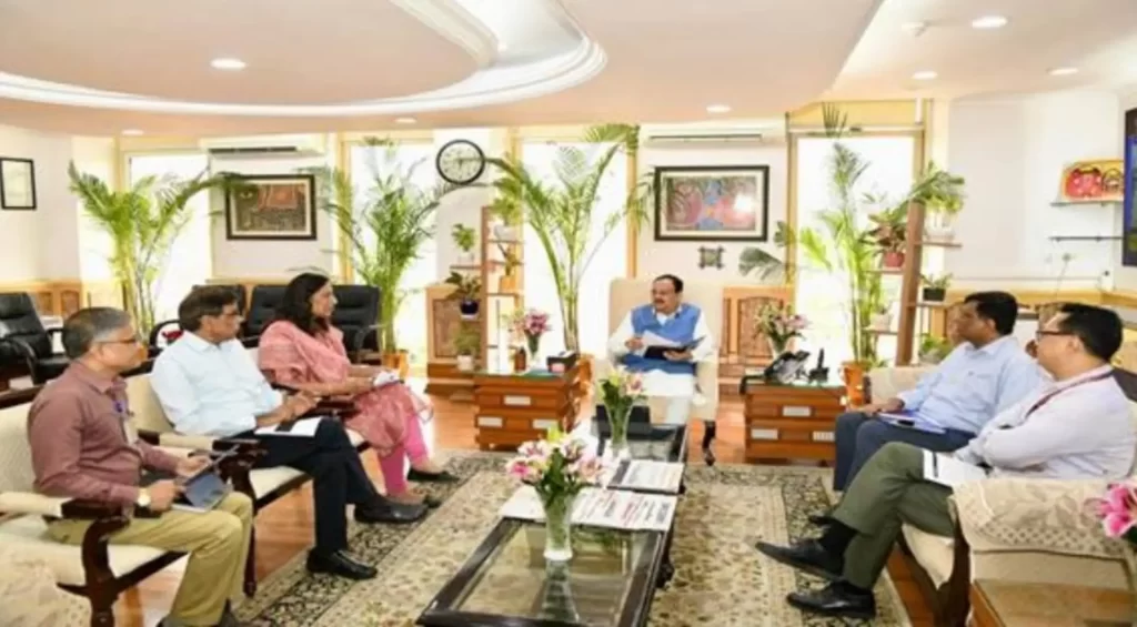 Union Minister of Health & Family Welfare Shri JP Nadda reviews the Monkeypox situation and preparedness - 1