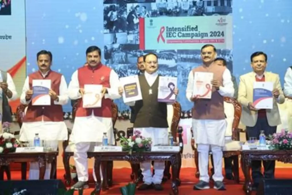 Union Health Minister Shri Jagat Prakash Nadda inaugurates World AIDS Day 2024 event in the presence of Dr. Mohan Yadav, Chief Minister of Madhya Pradesh in Indore, Madhya Pradesh - 5