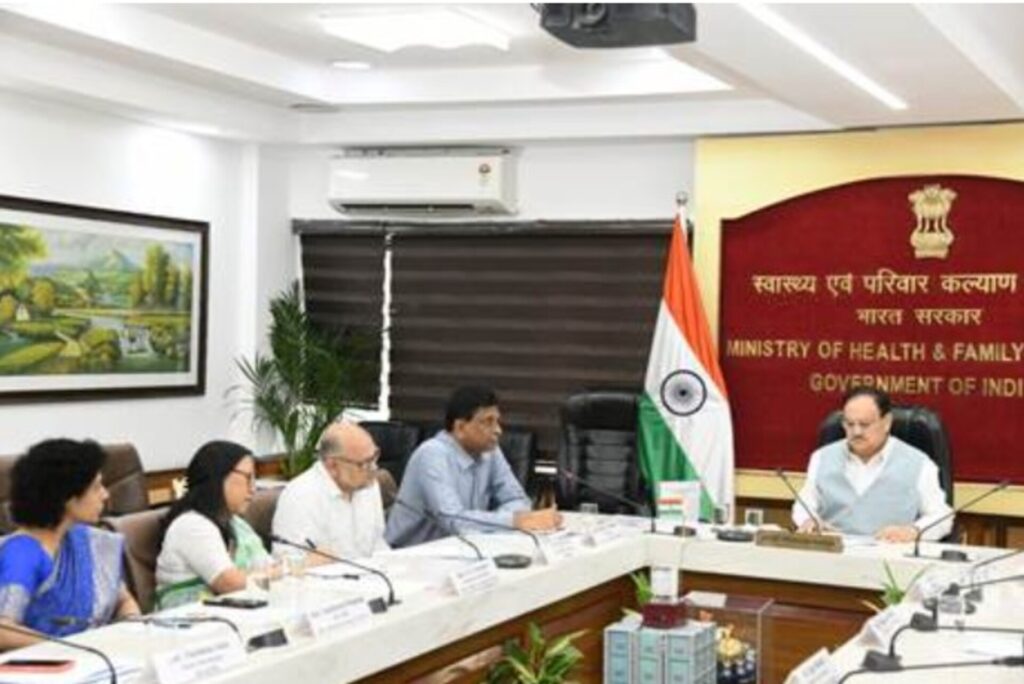 Union Health Minister Shri J P Nadda chairs high level meeting to review Dengue Situation and Preparedness status of public health systems for Prevention, Containment and Management in view of onset of Monsoon and rise in Dengue cases
