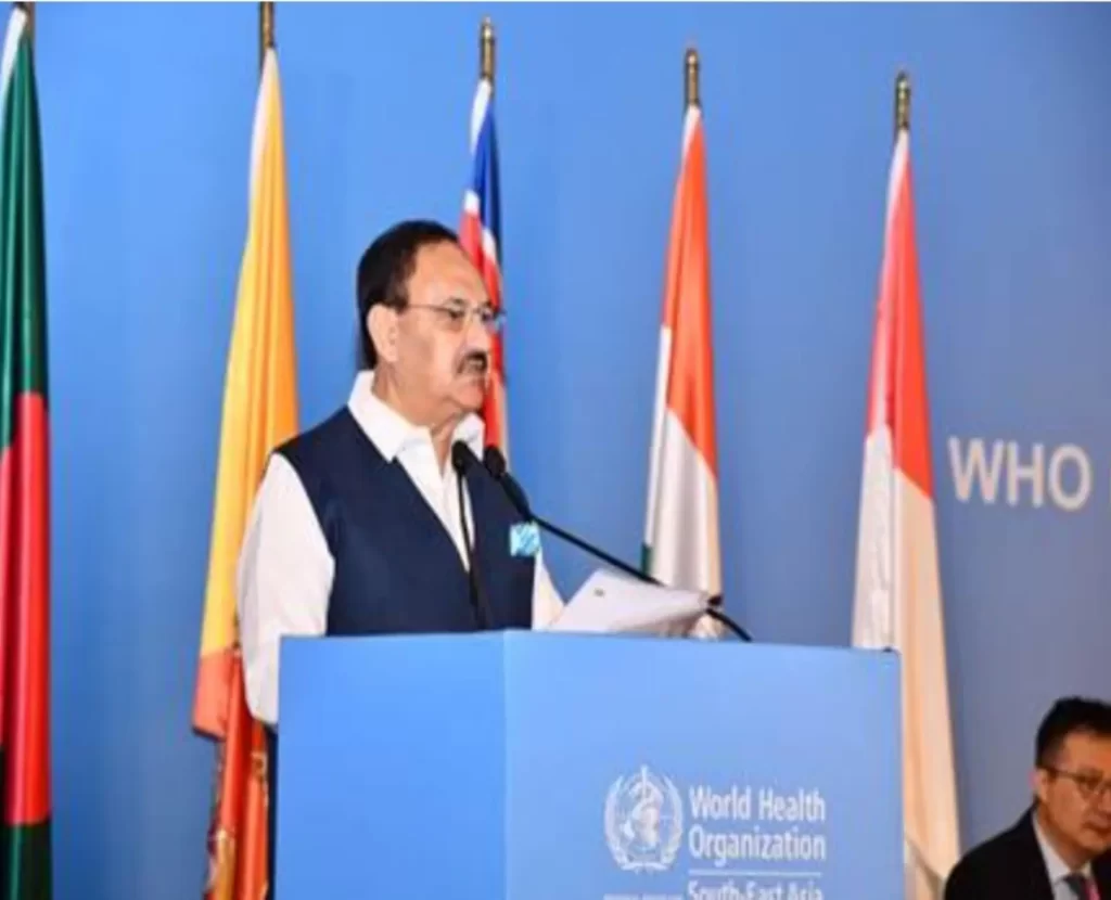 Union Health Minister Shri Jagat Prakash Nadda addresses 77th Session of Regional Committee of WHO Southeast Asia RegionUnion Health Minister Shri Jagat Prakash Nadda addresses 77th Session of Regional Committee of WHO Southeast Asia Region