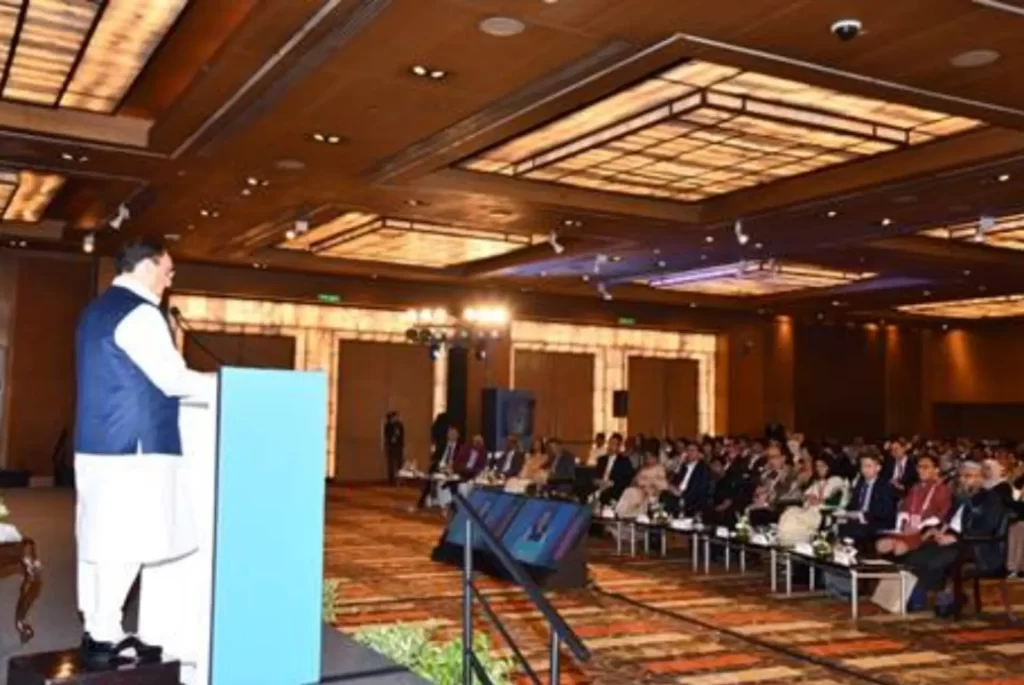 Union Health Minister Shri Jagat Prakash Nadda addresses 77th Session of Regional Committee of WHO Southeast Asia RegionUnion Health Minister Shri Jagat Prakash Nadda addresses 77th Session of Regional Committee of WHO Southeast Asia Region - 2