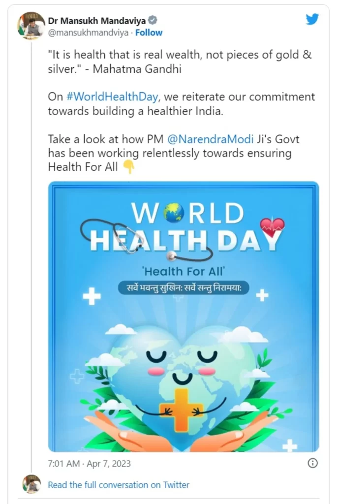 On the occasion of World Health Day, Union Health Ministry organises Walkathon event in New Delhi