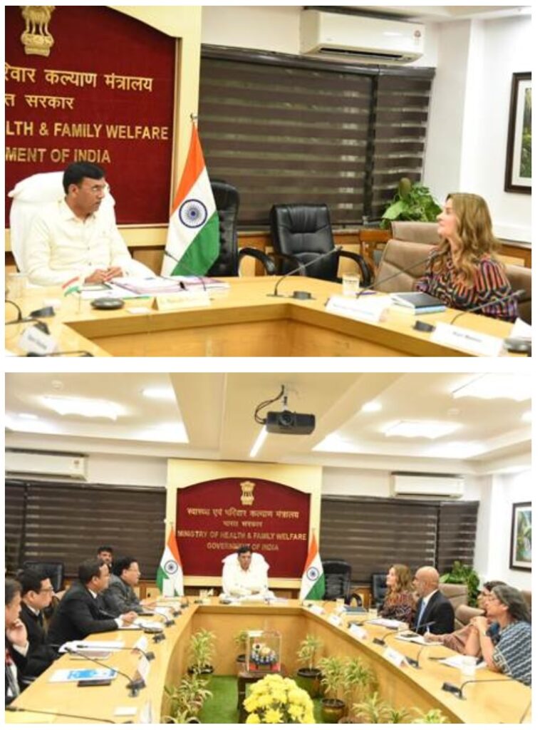Press Information Bureau - Ms. Melinda French Gates calls on Union Minister of Health and Family Welfare, Dr. Mansukh Mandaviya