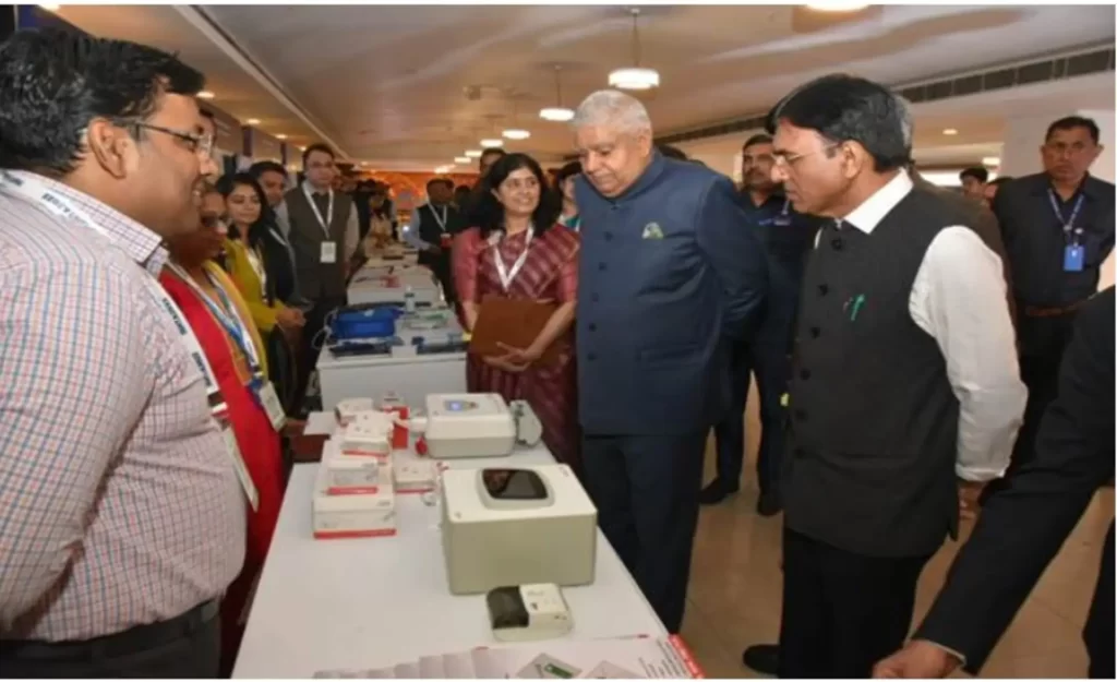 Vice President Shri Jagdeep Dhankhar inaugurates International Symposium on Health Technology Assessment (HTA) in presence of Union Health and Family Welfare Minister, Dr. Mansukh Mandaviya