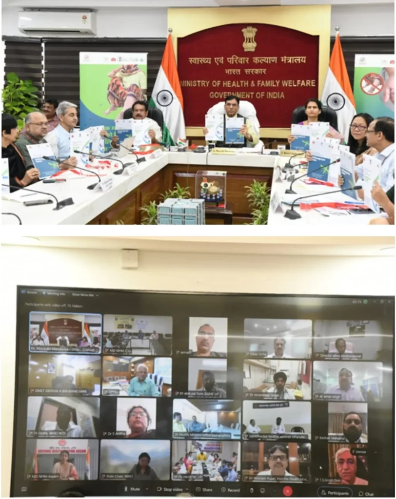 Union Health Minister Dr. Mansukh Mandaviya inaugurates the second phase of the annual Nationwide Mass Drug Administration (MDA) initiative for Lymphatic Filariasis - 2