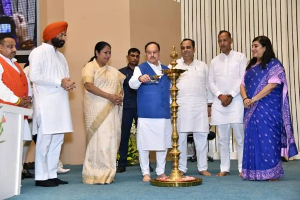 Union Health Minister Shri J P Nadda distributes appointment letters to Delhi Nursing Officers and Allied Healthcare Professionals; flags off Ayushman Bharat Registration Vans-5