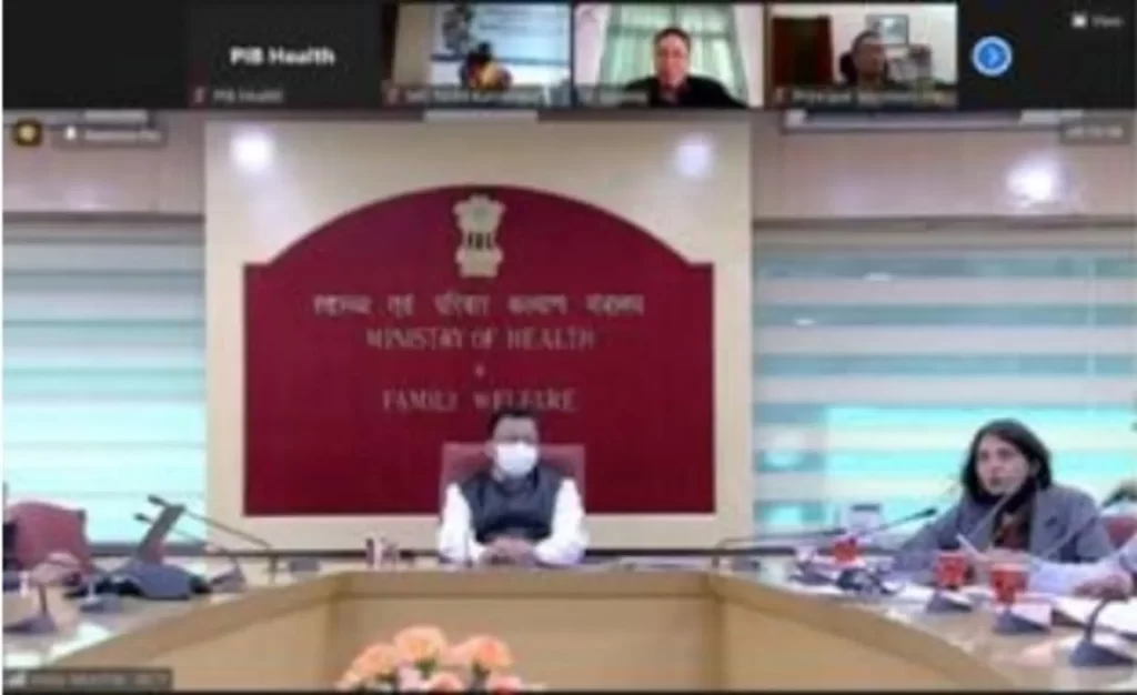 Centre reviews Public Health Response to COVID-19 in the light of emergence of OMICRON and Progress of Vaccination with States/UT