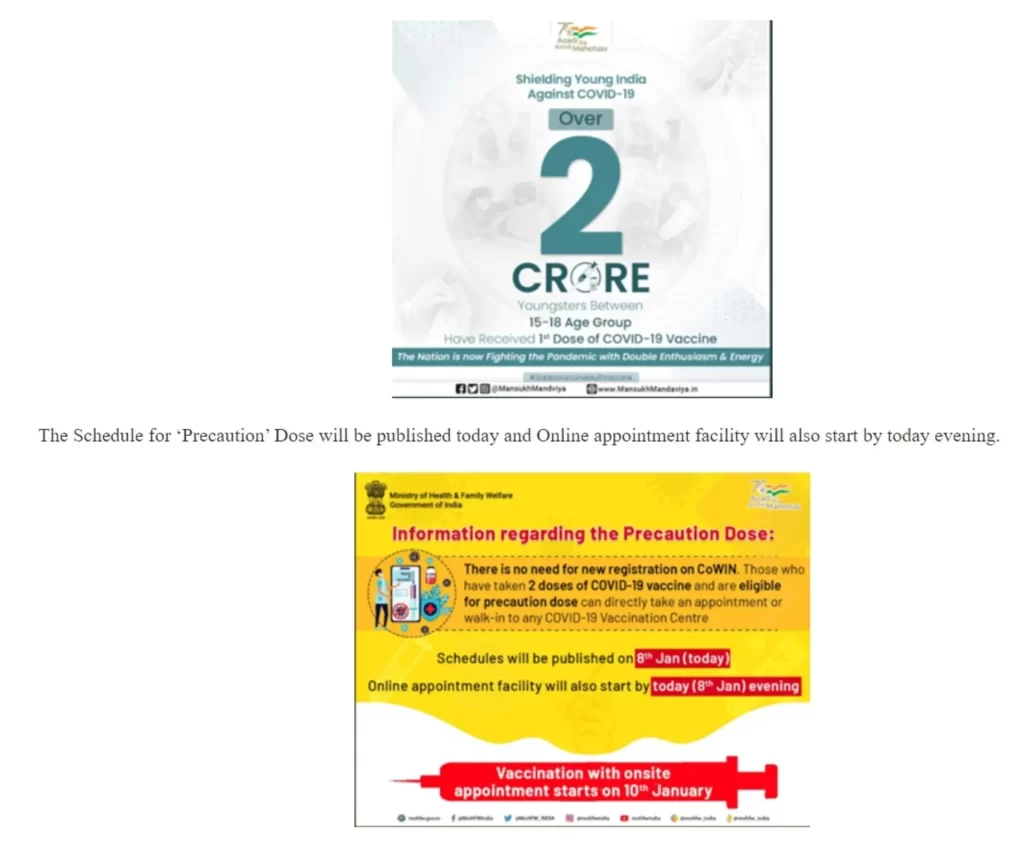 COVID - 19 Vaccination Update - Day 358