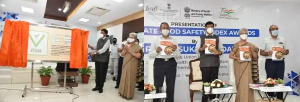 Union Health Minister Shri Mansukh Mandaviya releases 3rd State Food Safety Index