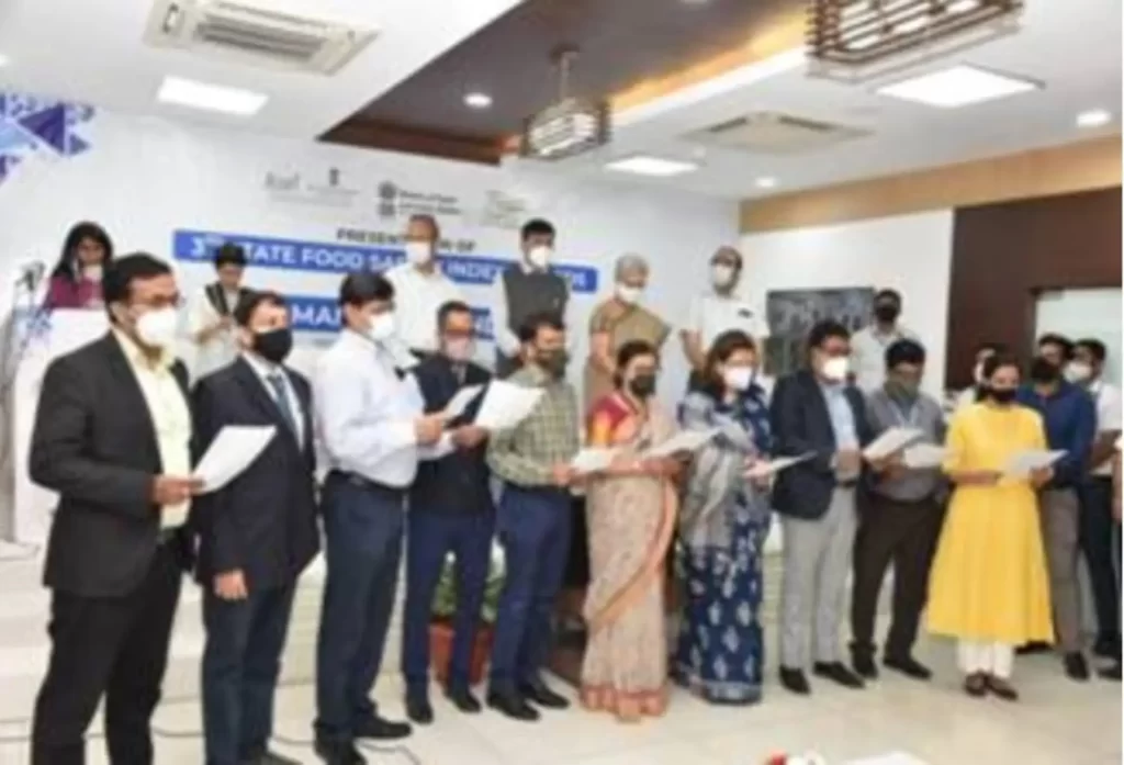 Union Health Minister Shri Mansukh Mandaviya releases 3rd State Food Safety Index