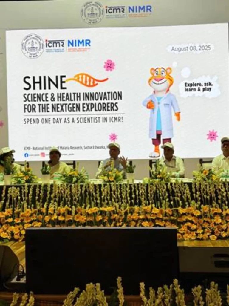 ICMR Organizes ICMR-SHINE Initiative – Science & Health Innovation for the Nextgen Explorers – a Nationwide Student Outreach Program