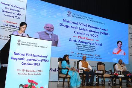 Union Minister of State for Health and family Welfare, Smt. Anupriya Patel Inaugurates National Virus Research & Diagnostic Laboratory Conclave- 2025
