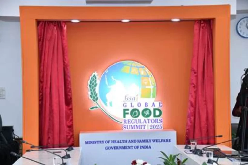 Union Health Minister Shri J P Nadda unveils logo and brochures of Global Food Regulators Summit 2025