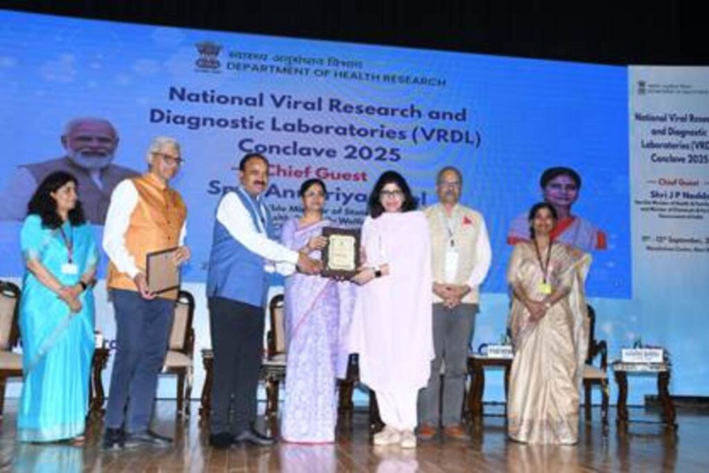 Union Minister of State for Health and family Welfare, Smt. Anupriya Patel Inaugurates National Virus Research & Diagnostic Laboratory Conclave- 2025