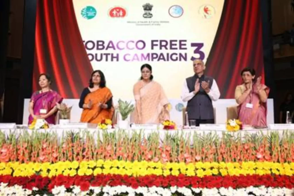 Union MoS for Health and Family Welfare, Smt. Anupriya Patel Launches Third Tobacco Free Youth Campaign- Calls on Youth to become ambassadors of a tobacco-free and addiction-free lifestyle
