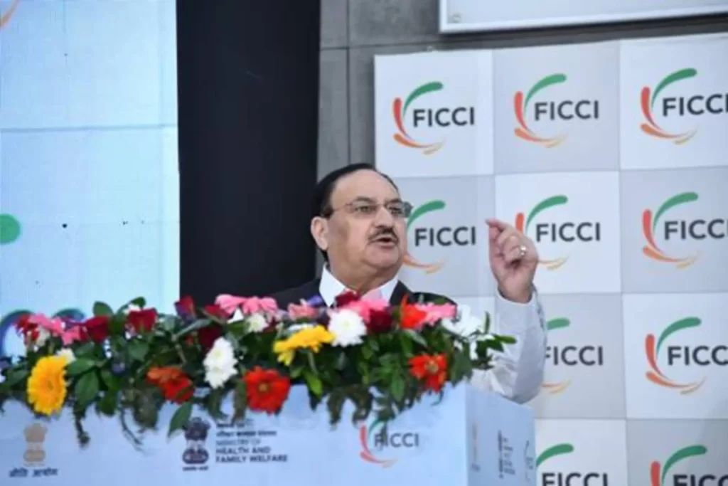 Union Health Minister Shri J.P. Nadda addresses 19th edition of FICCI HEAL 2025 in New Delhi; conference held under theme “Care@25 – Defining Moments in Healthcare”