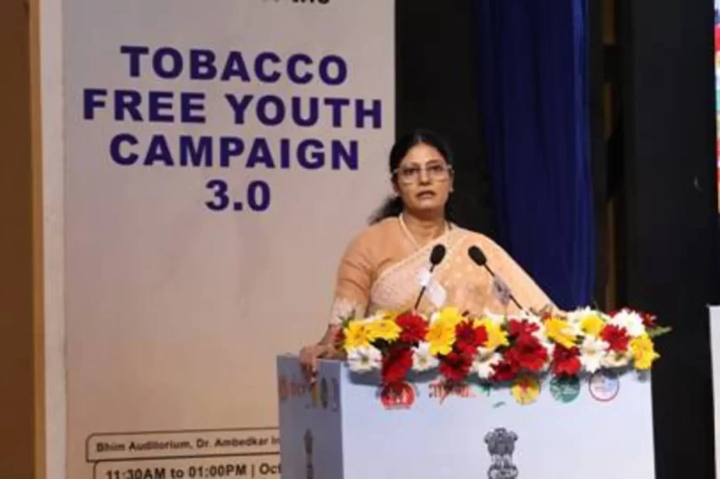 Union MoS for Health and Family Welfare, Smt. Anupriya Patel Launches Third Tobacco Free Youth Campaign- Calls on Youth to become ambassadors of a tobacco-free and addiction-free lifestyle