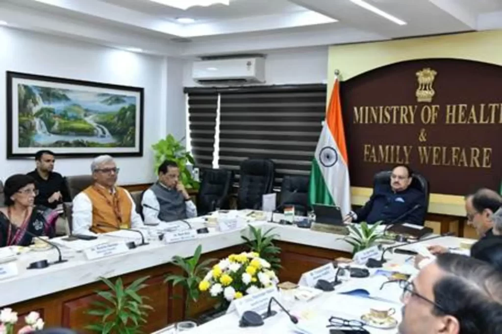 Union Health and Family Welfare Minister Shri J P Nadda reviews the progress of National One Health Mission at Second Meeting of the Executive Steering Committee