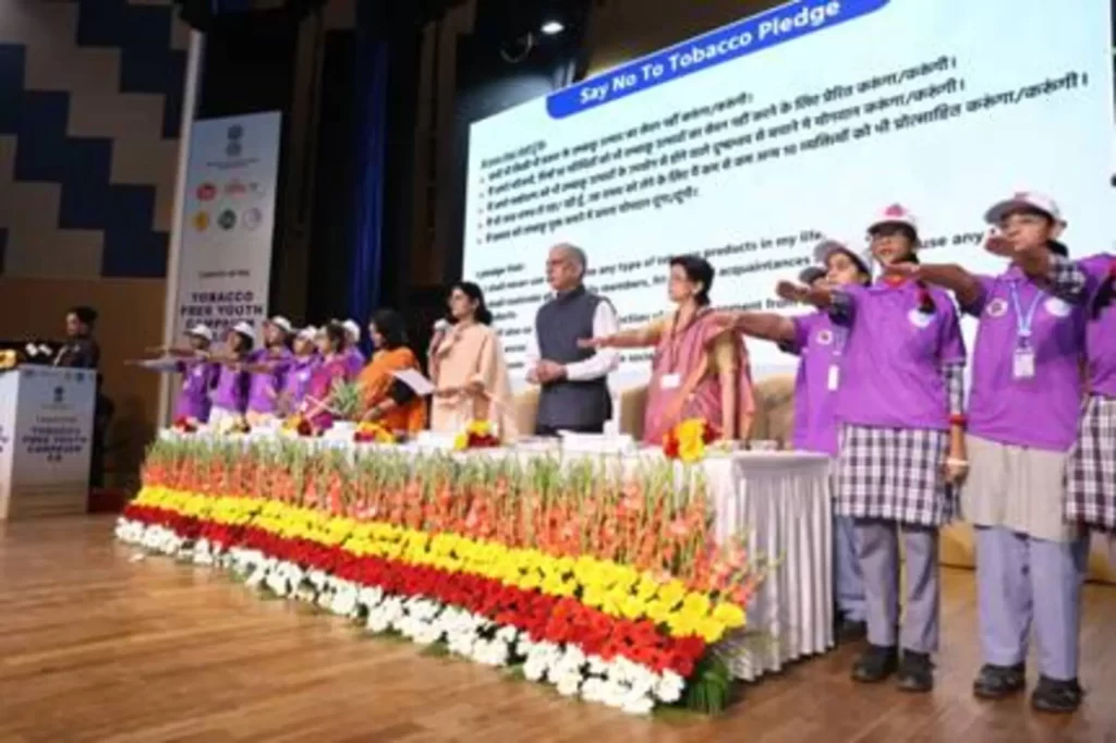 Union MoS for Health and Family Welfare, Smt. Anupriya Patel Launches Third Tobacco Free Youth Campaign- Calls on Youth to become ambassadors of a tobacco-free and addiction-free lifestyle